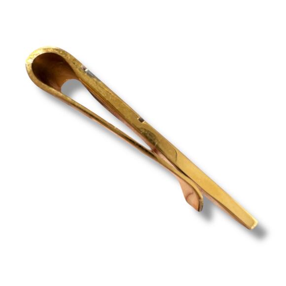 Vintage CHRISTIAN DIOR Gold Tone Holder Money Clip with engraving 1979 - Picture 4 of 7